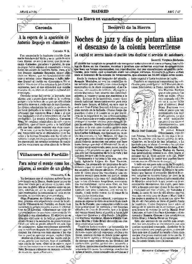 ABC MADRID 04-07-1996 página 67