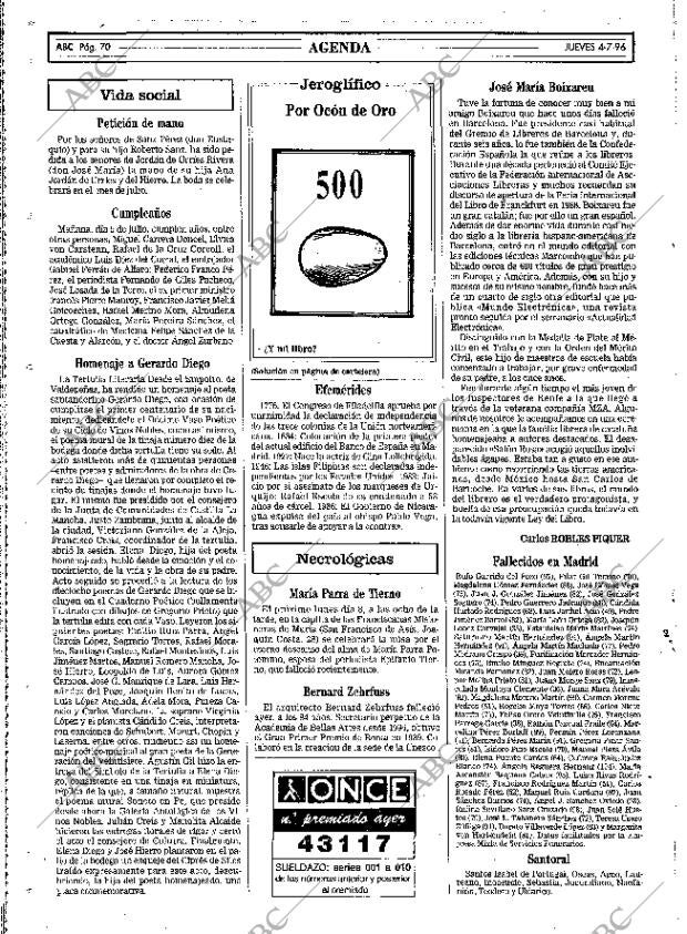 ABC MADRID 04-07-1996 página 70