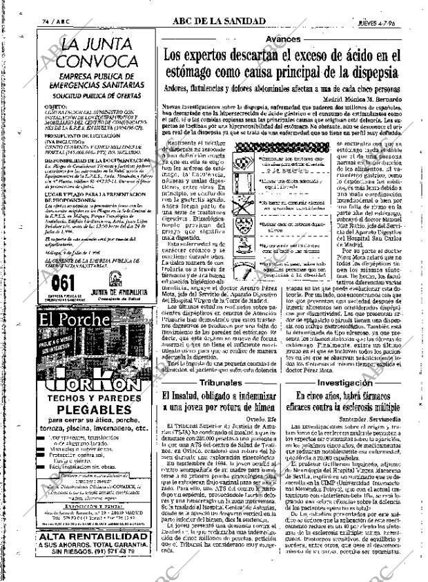 ABC MADRID 04-07-1996 página 74