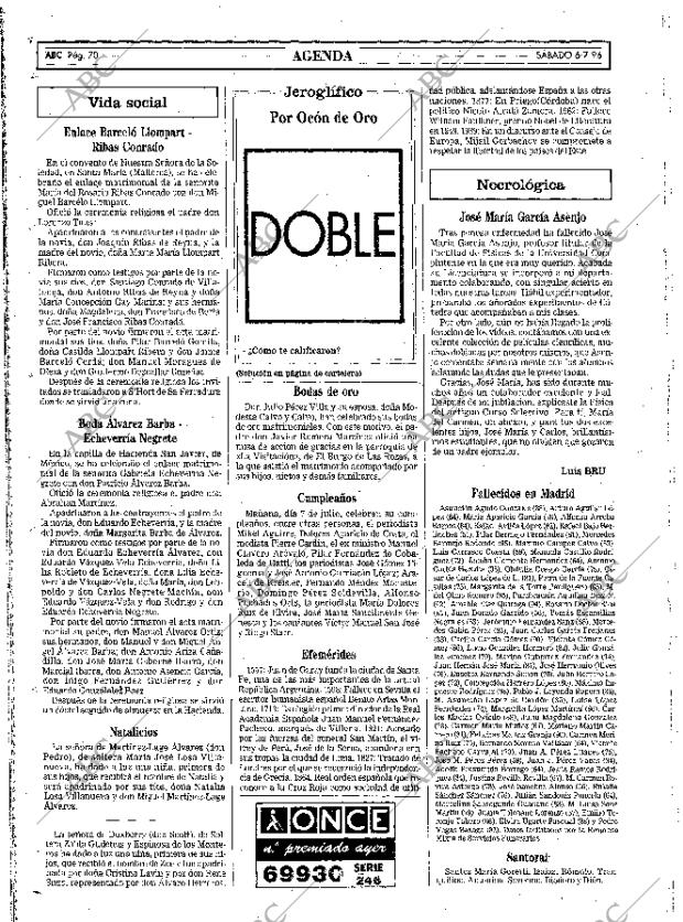 ABC MADRID 06-07-1996 página 70