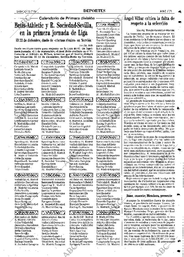 ABC SEVILLA 13-07-1996 página 71