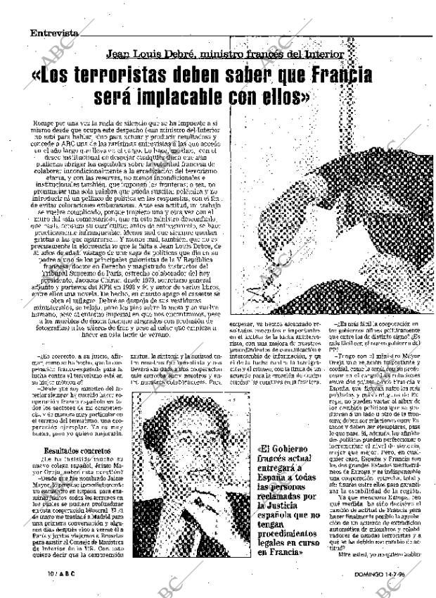 ABC MADRID 14-07-1996 página 10