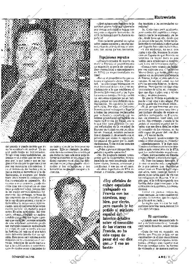 ABC MADRID 14-07-1996 página 11