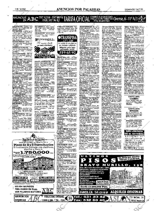 ABC MADRID 14-07-1996 página 118