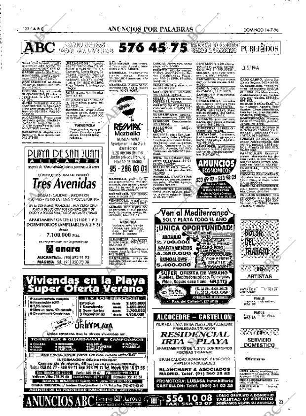 ABC MADRID 14-07-1996 página 122