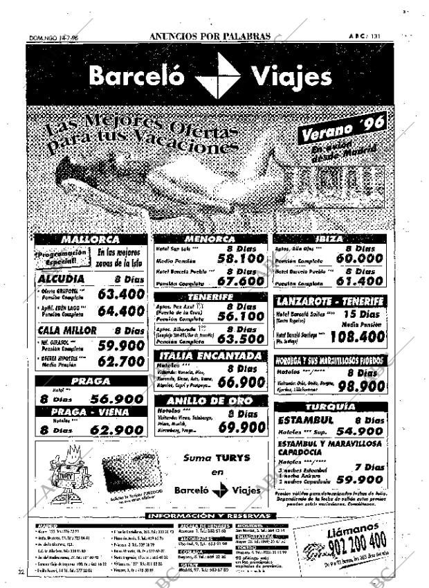 ABC MADRID 14-07-1996 página 131