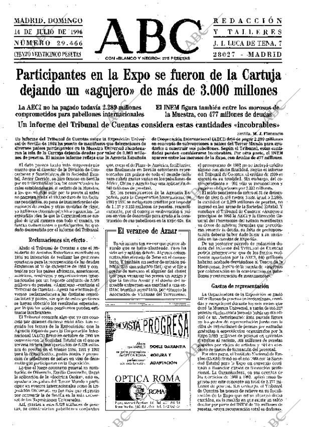 ABC MADRID 14-07-1996 página 17