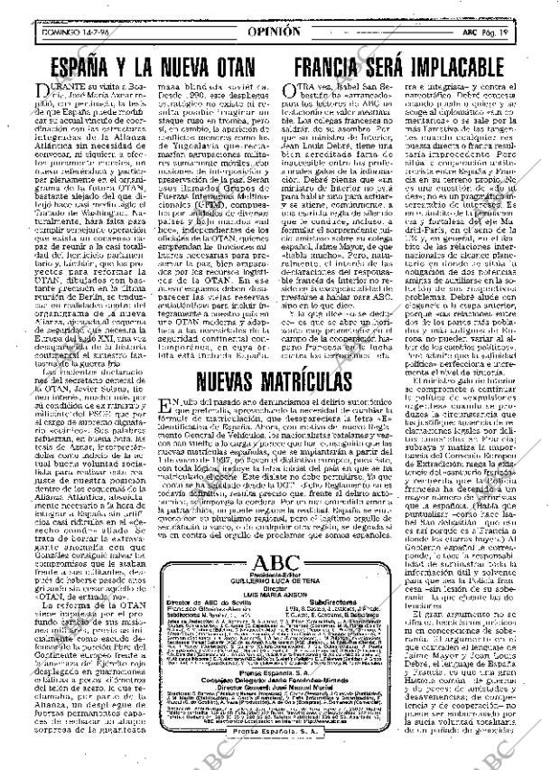 ABC MADRID 14-07-1996 página 19
