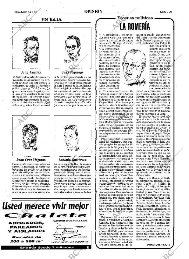 ABC MADRID 14-07-1996 página 21