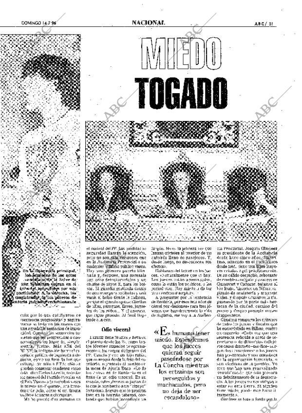 ABC MADRID 14-07-1996 página 31