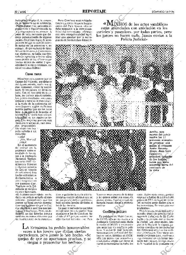 ABC MADRID 14-07-1996 página 32