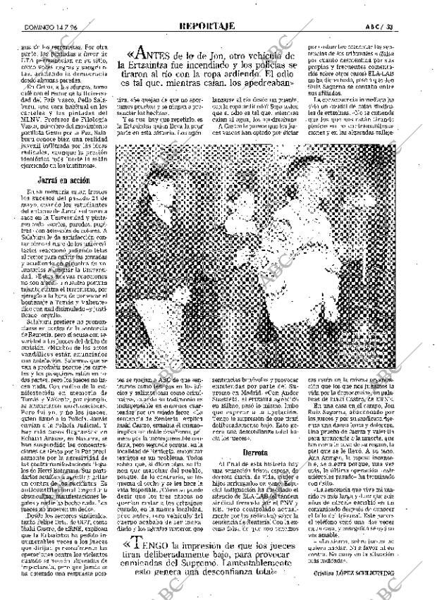 ABC MADRID 14-07-1996 página 33