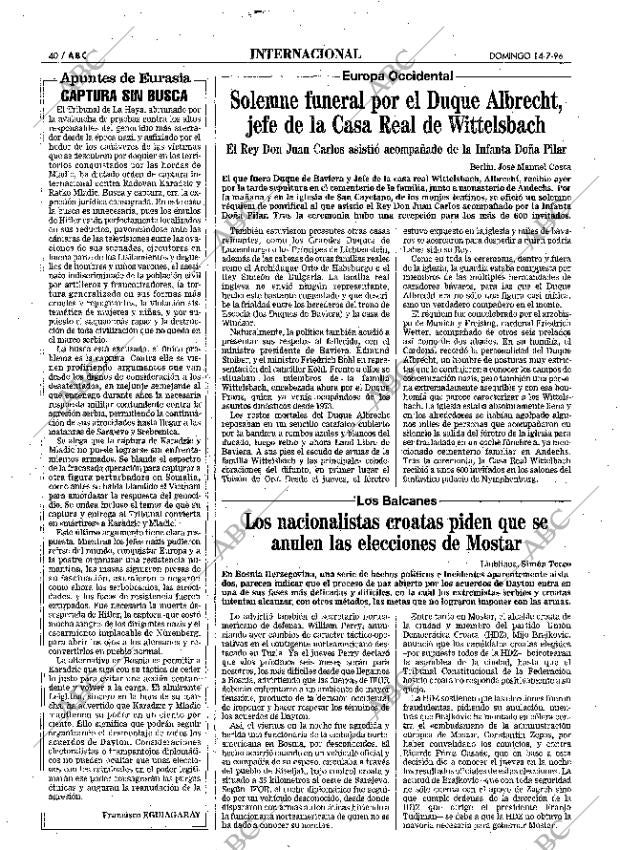 ABC MADRID 14-07-1996 página 40