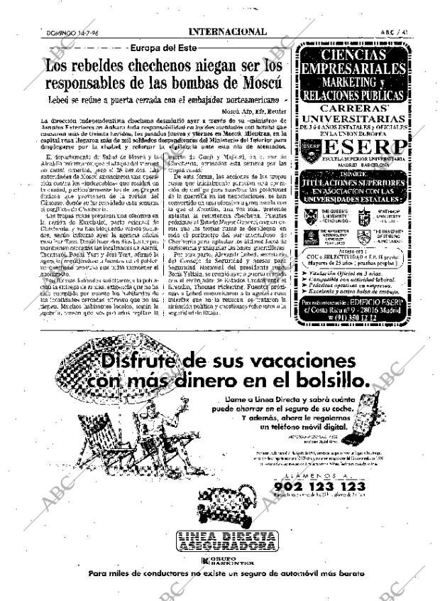 ABC MADRID 14-07-1996 página 41