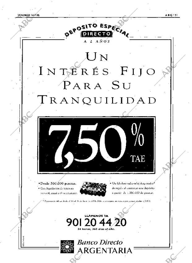 ABC MADRID 14-07-1996 página 51