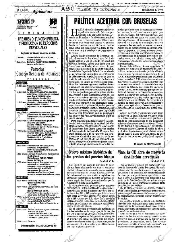 ABC MADRID 14-07-1996 página 54