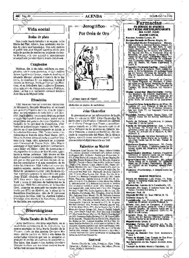 ABC MADRID 14-07-1996 página 66