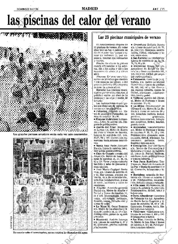 ABC MADRID 14-07-1996 página 71