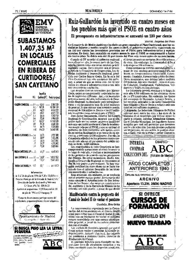 ABC MADRID 14-07-1996 página 72