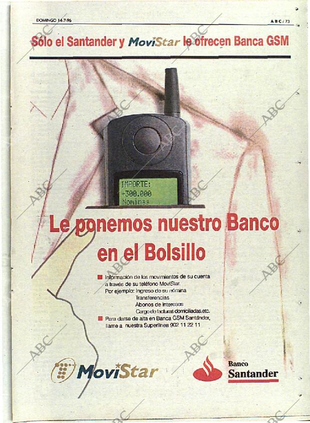 ABC MADRID 14-07-1996 página 73