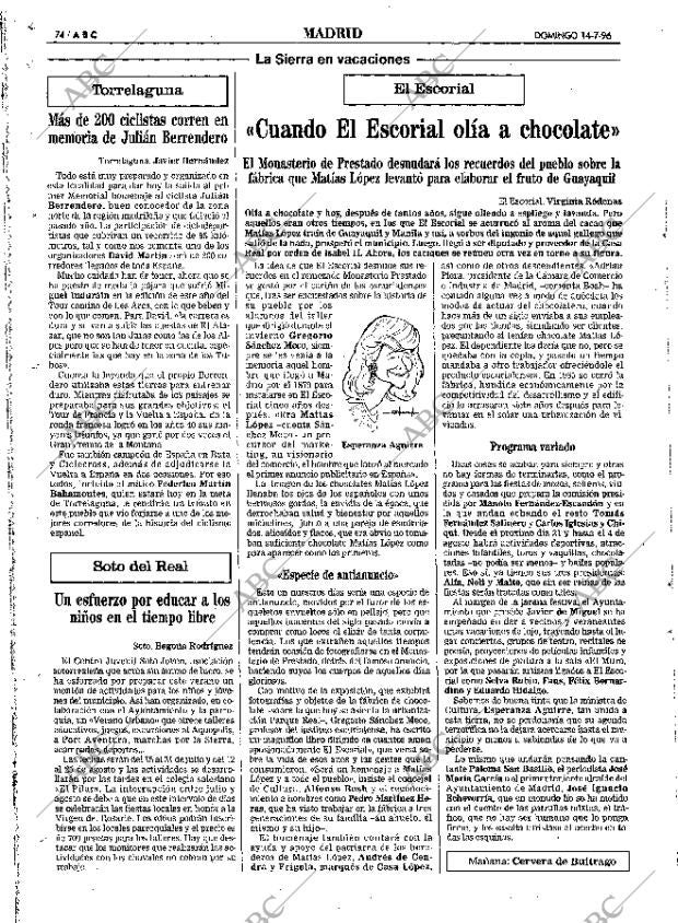 ABC MADRID 14-07-1996 página 74