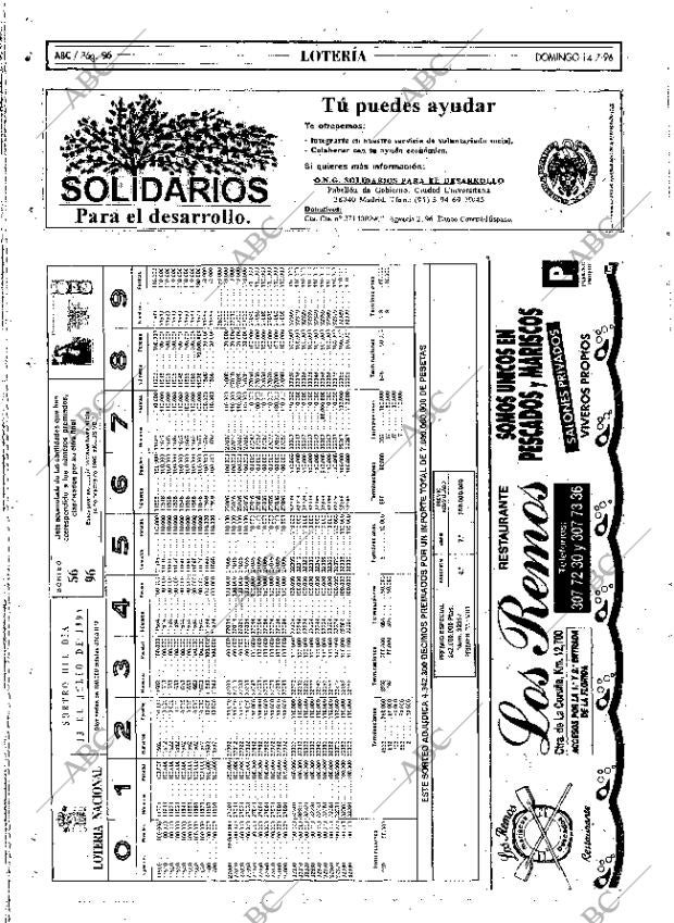 ABC MADRID 14-07-1996 página 96