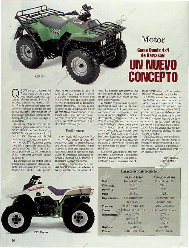 BLANCO Y NEGRO MADRID 14-07-1996 página 90