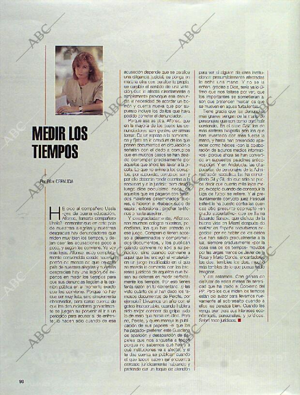 BLANCO Y NEGRO MADRID 14-07-1996 página 98