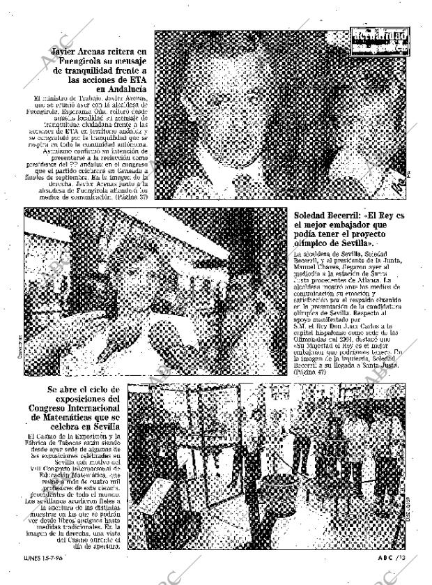 ABC SEVILLA 15-07-1996 página 13