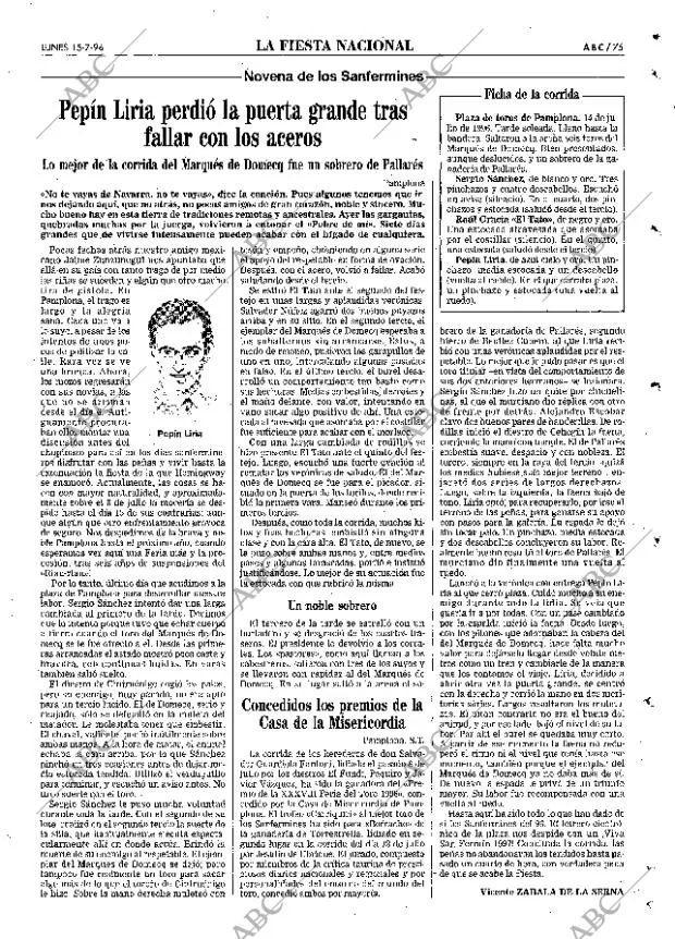 ABC SEVILLA 15-07-1996 página 75