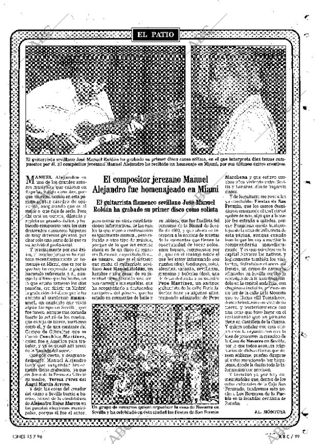 ABC SEVILLA 15-07-1996 página 99