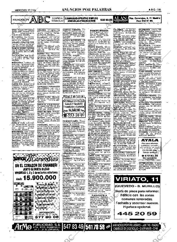 ABC MADRID 17-07-1996 página 105