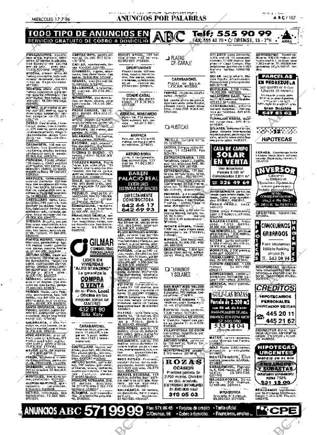 ABC MADRID 17-07-1996 página 107