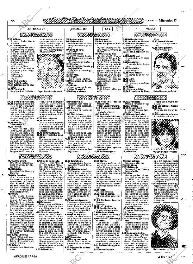 ABC MADRID 17-07-1996 página 127