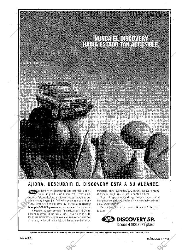 ABC MADRID 17-07-1996 página 14