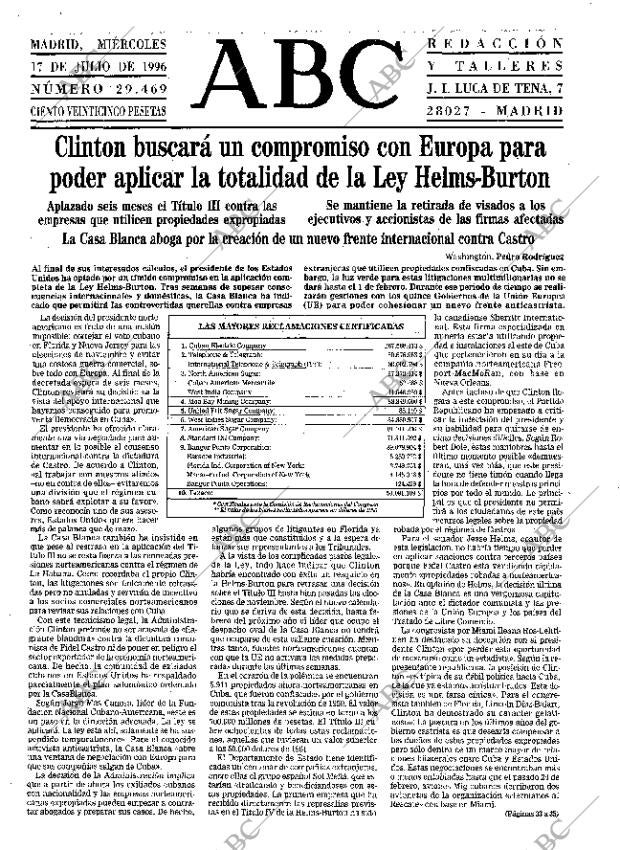 ABC MADRID 17-07-1996 página 15