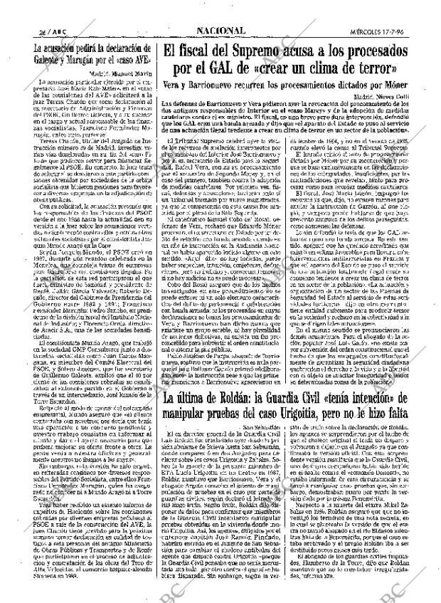 ABC MADRID 17-07-1996 página 26