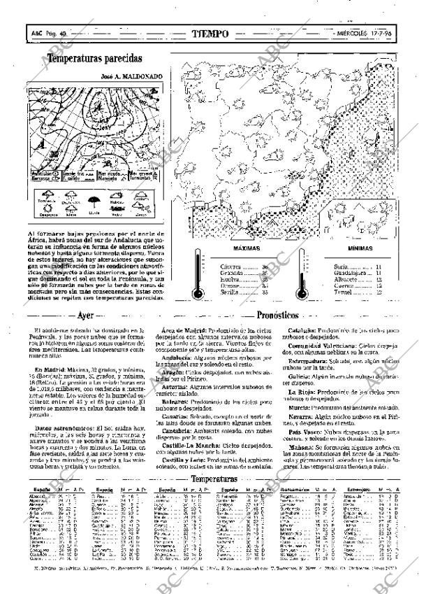 ABC MADRID 17-07-1996 página 40