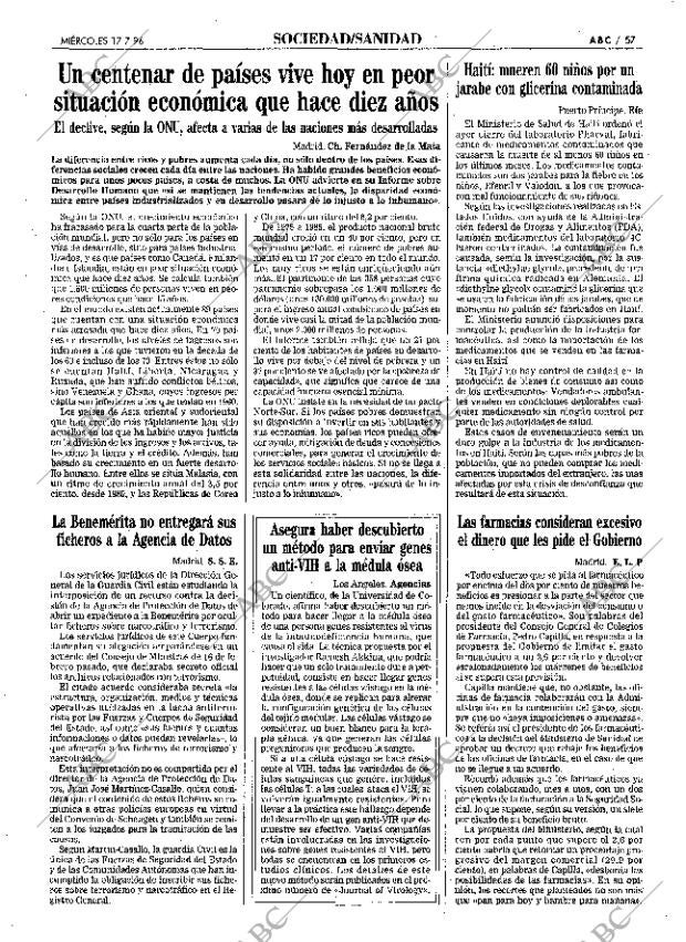 ABC MADRID 17-07-1996 página 57