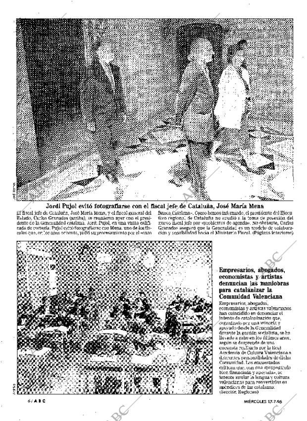 ABC MADRID 17-07-1996 página 6
