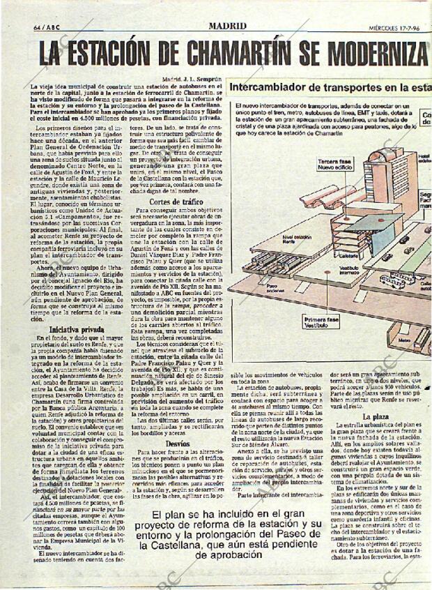 ABC MADRID 17-07-1996 página 64