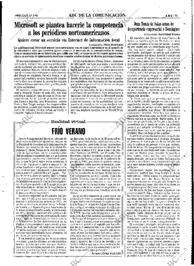 ABC MADRID 17-07-1996 página 73