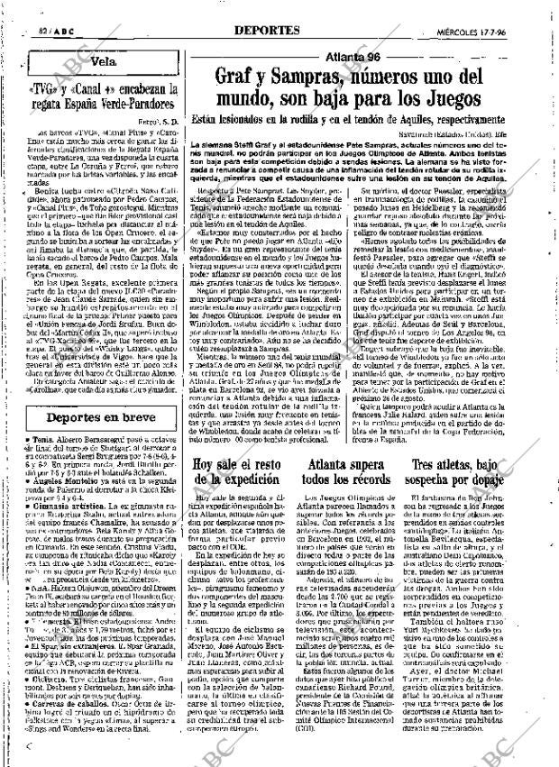 ABC MADRID 17-07-1996 página 82