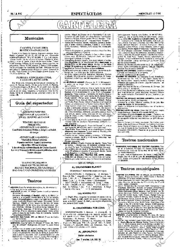 ABC MADRID 17-07-1996 página 86