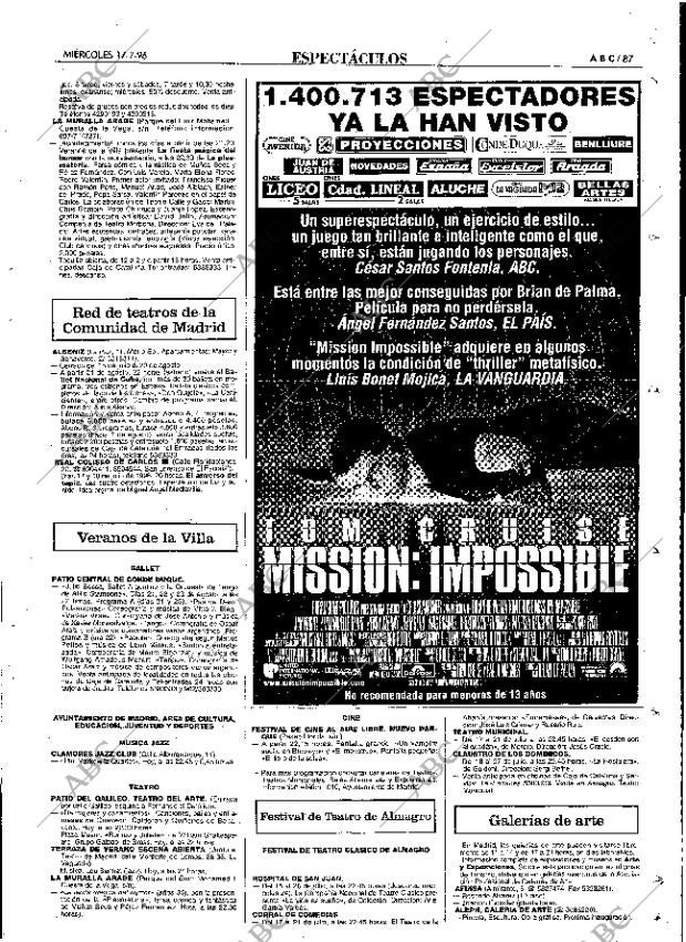 ABC MADRID 17-07-1996 página 87