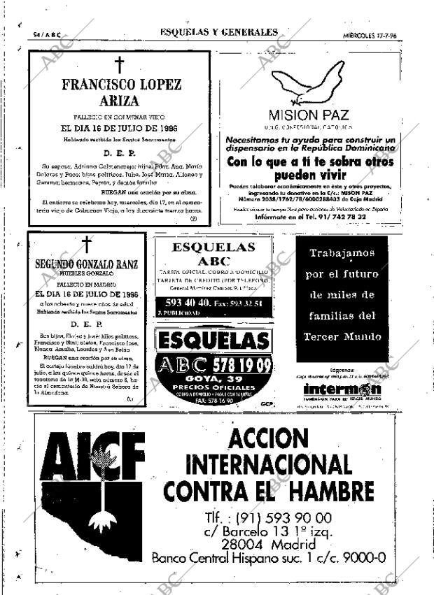 ABC MADRID 17-07-1996 página 94