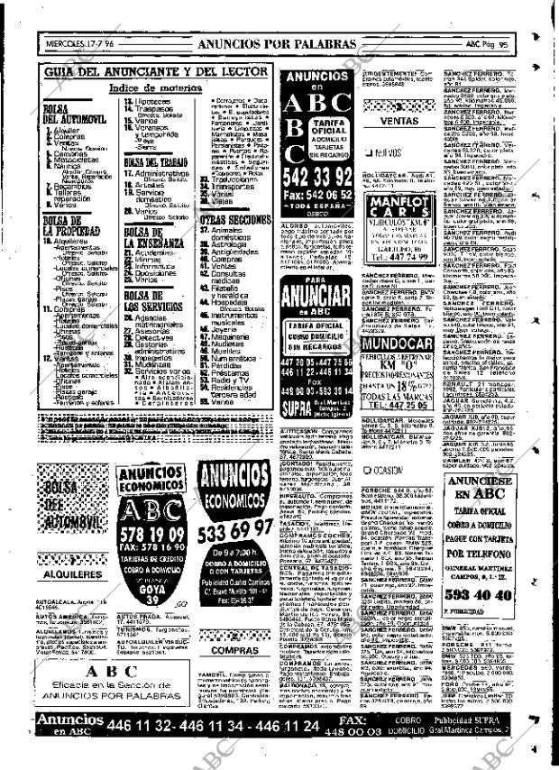 ABC MADRID 17-07-1996 página 95