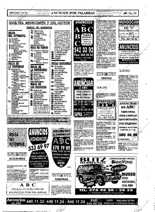 ABC MADRID 18-07-1996 página 103