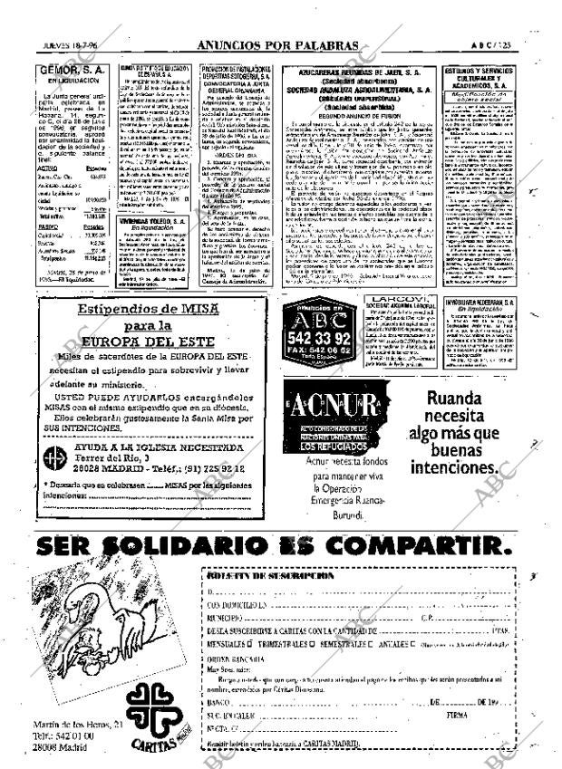ABC MADRID 18-07-1996 página 125