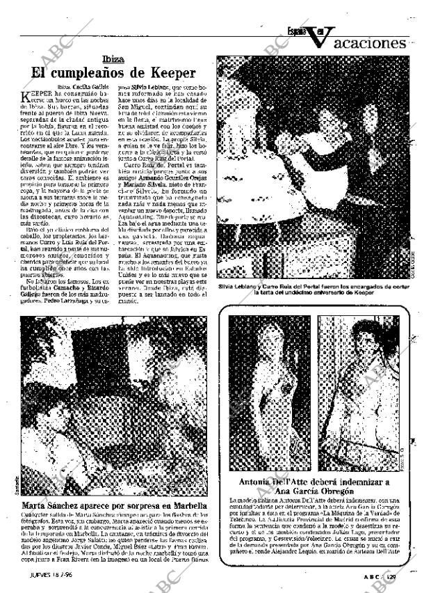 ABC MADRID 18-07-1996 página 129